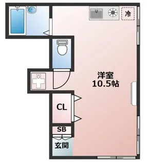 ハウス中野【2階】の間取り