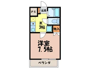 Yアビタシオン【2階】の間取り