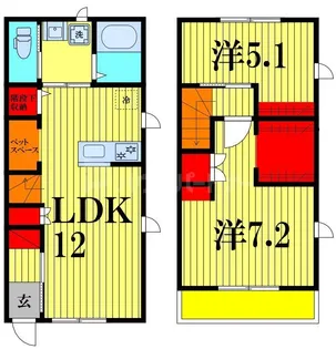 IRIE PAWSの間取り