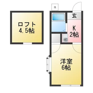 サンハイツ山下【2階】の間取り