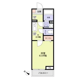 アットリラ稲毛海岸A【1階】の間取り