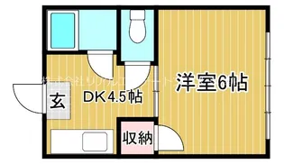 森江マンション【1階】の間取り