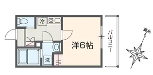 アース所沢【1階】の間取り