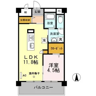 TNR【6階】の間取り