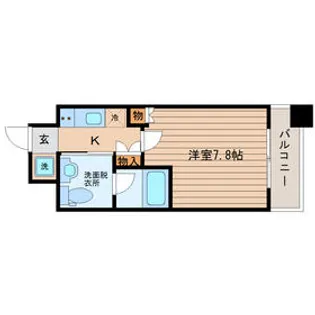 レジデンス片平【4階】の間取り