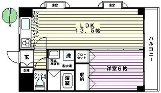 シェスタロワール【3階】の間取り