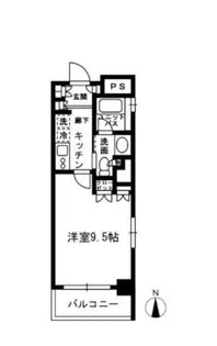 レジディア中落合 C棟【2階】の間取り