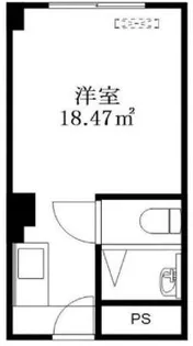 六本木ユニハウス【2階】の間取り