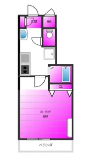 モンシャーメゾン【3階】の間取り