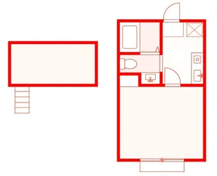 ハーミットクラブハウス大船II【2階】の間取り