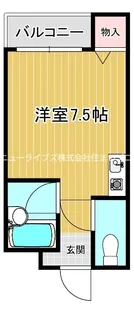 エムアンドエムタチバナ(M&Mタチバナ)【4階】の間取り