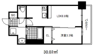 アドバンス神戸パーチェ【2階】の間取り