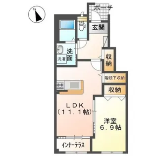 ハイム・ルースライン【1階】の間取り