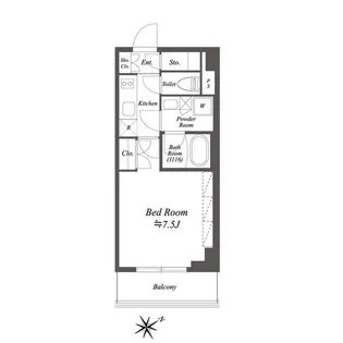 ブライズ白金台【6階】の間取り