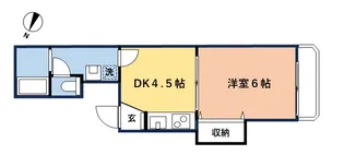 和光ハイツ【2階】の間取り
