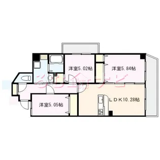 第36川崎ビル【3階】の間取り