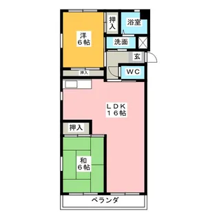 グレイスコート 200【2階】の間取り