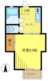 キャッスル八幡山【2階】の間取り