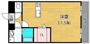 シャンテー御殿山2番館【1階】の間取り