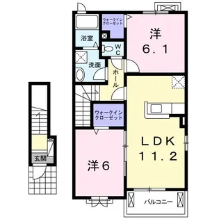 サニースポットIV【2階】の間取り