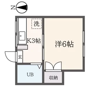 ハイツ共栄【1階】の間取り
