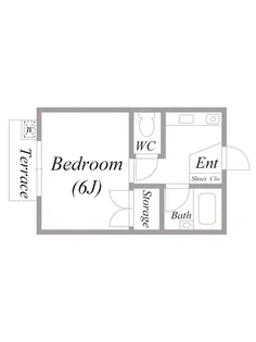 小島ハイム【1階】の間取り