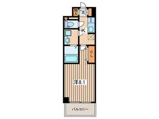 PRIME NEXUS【5階】の間取り