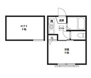 GAヒルズ星川【1階】の間取り