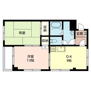 グレイス・ユーティ【3階】の間取り