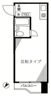 勝どきハイデンス【6階】の間取り