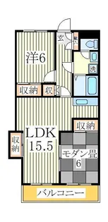 カームヤタ藤第三【1階】の間取り