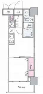リアナスカイパーク押上【7階】の間取り