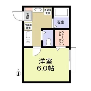スカイビュー鷺沼【2階】の間取り