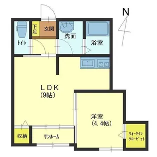 エストレラ B棟【2階】の間取り