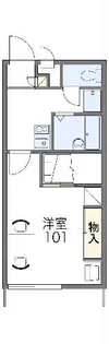 レオパレスリーベ【2階】の間取り