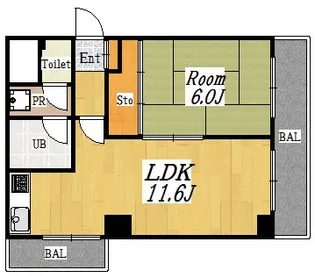 パーク・ノヴァ小石川【2階】の間取り