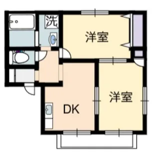 コーポきららII【2階】の間取り
