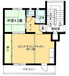 下九沢第3 19号棟【4階】の間取り