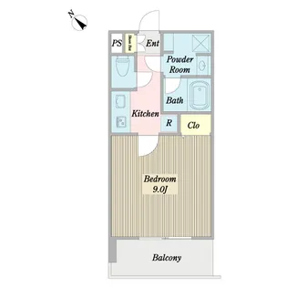 プロシード柏エスト【8階】の間取り