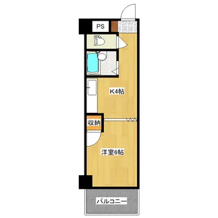 オーク斉藤【4階】の間取り