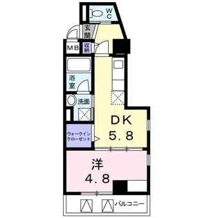 カーサベラ 池上【4階】の間取り
