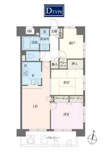 本駒込Kマンション【10階】の間取り