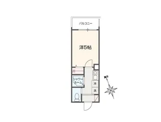 MELLAS小島新田【3階】の間取り