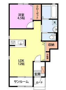 スマルティ2号棟【1階】の間取り