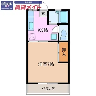 アクティブシティC棟【2階】の間取り