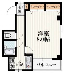 ジュネスT・N・【2階】の間取り