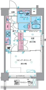 GENOVIA浅草VIskygarden【3階】の間取り
