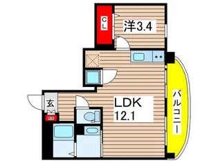星コーポラス【2階】の間取り
