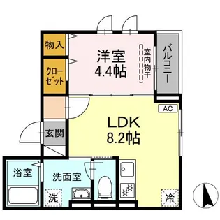 メゾンスピカ【2階】の間取り
