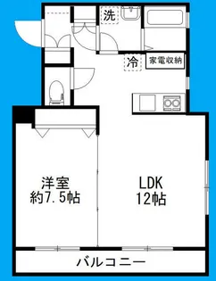 カルディアII西馬込【2階】の間取り